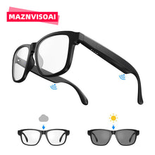 Load image into Gallery viewer, Maznviso A6 Photochromic Smart Glasses | Music &amp; Calls | Blue Light Blocking | Sport &amp; Daily Wear