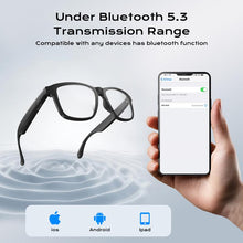 Load image into Gallery viewer, Maznviso A6 Photochromic Smart Glasses | Music &amp; Calls | Blue Light Blocking | Sport &amp; Daily Wear
