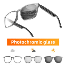 Load image into Gallery viewer, Black_frame_smart_sunglasses_with_photochromic_lenses_1