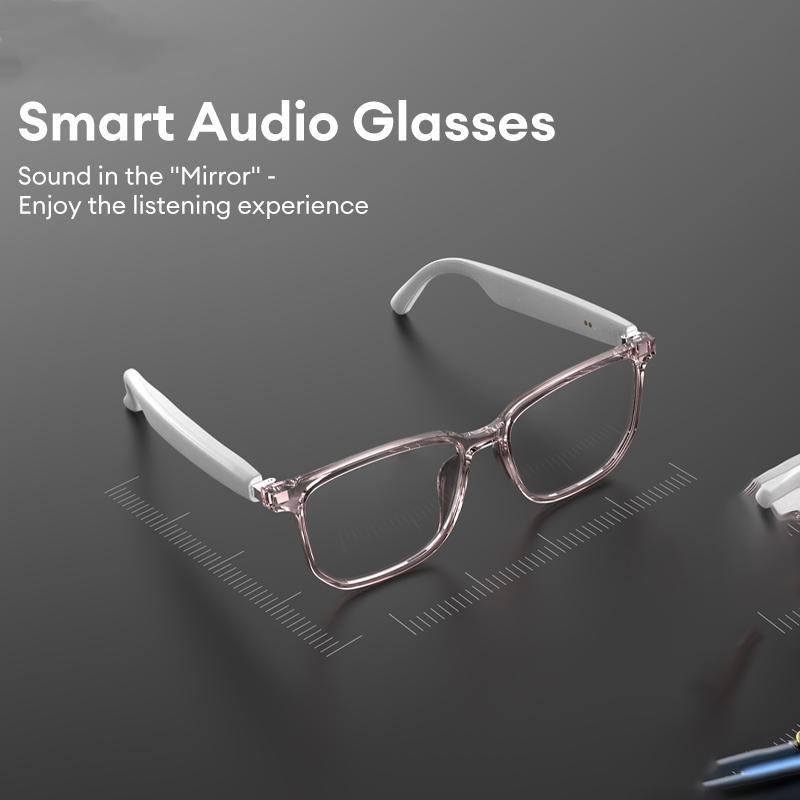Maznviso C8 Pro Bluetooth Smart Glasses | Music & Calls | Blue Light Blocking | Unisex