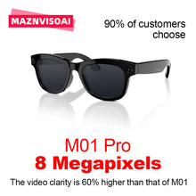 Load image into Gallery viewer, Maznviso M01 Smart Camera Glasses | HD Video | Surround Sound | Blue Light Blocking